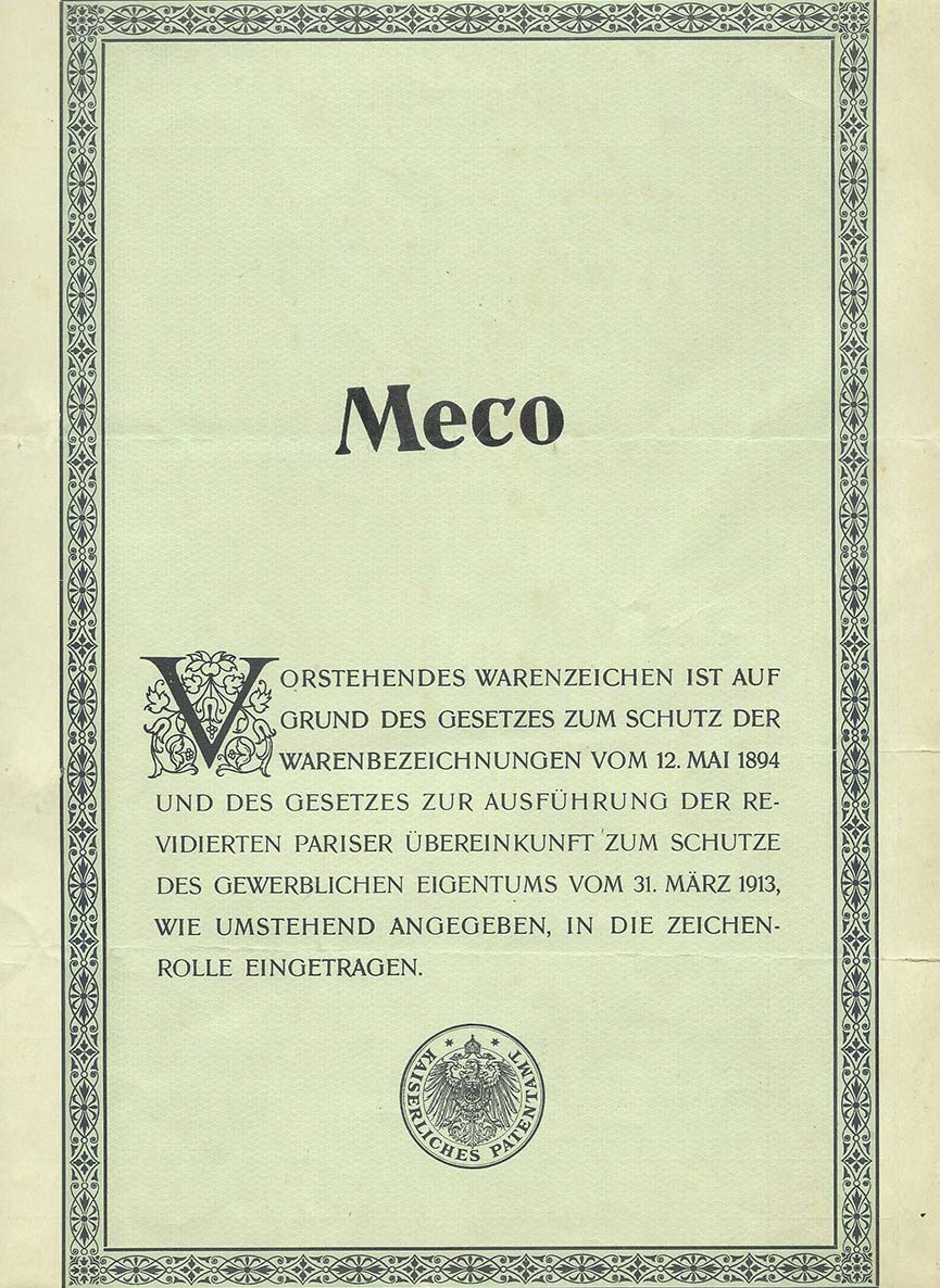 Wortmarke MECO